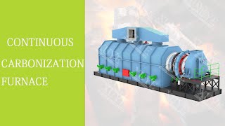 Continuous carbonization furnace [upl. by Rolyab]