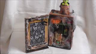 DIY  Apothekerschrank apothecarycabinet Halloween Halloweenbasteln [upl. by Rheingold]