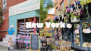 4K🇺🇸NYC Walk🗽Carroll Gardens☕️Brooklyn Hip Cafes 📚Books Are Magic amp Antique Shop  Sept 2021 [upl. by Tebazile863]