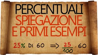 Percentuali  Cosa sono e come si calcolano [upl. by Drofla]