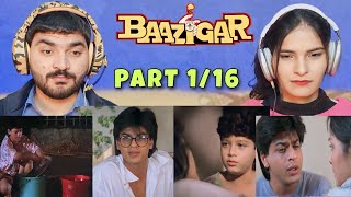 Baazigar  intro Scene  Shah Rukh KhanShilpa ShettyPakistani Reaction PART 116 [upl. by Larred]