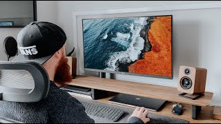 The Perfect Productivity Monitor  LG 32” 4K UltraFine Ergo Setup [upl. by Kinelski]