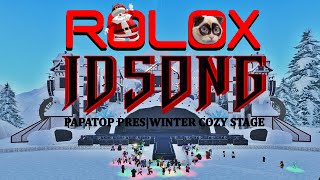 IDSONG ROBLOX 2023  WINTER COZY STAGE [upl. by Holly-Anne]