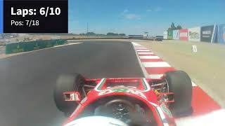 2023 Rolex Monterey Reunion at Laguna Seca F5000 Race 1 Chevron B32 Onboard [upl. by Liv]