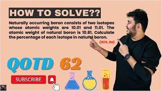 Naturally occurring boron consists of two thecurlychemist9953 jeepyq jeemains jeeadvanced [upl. by Auqenat]