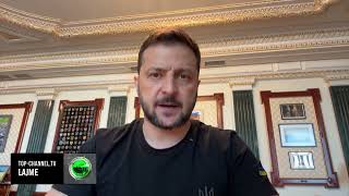 Top Channel Zelensky Drejt fundit të luftës Kam një plan do t’ia dorëzoj Harrisit dhe Trump [upl. by Ylrrad]