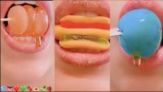 Asmr food Most Satisfying makan emoji emojichallenge mukbang satisfying [upl. by Nomit826]