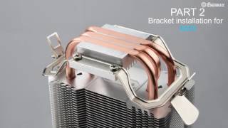 ENERMAX ETS N31 Air CPU Cooler Installation guide [upl. by Elak]