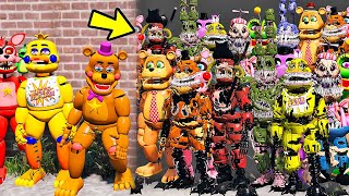 ROCKSTAR ANIMATRONICS VS CURUPTED E MEDICORE ANIMATRONICS ASSOMBRADOS GTA V Five Nights at Freddys [upl. by Enialahs792]