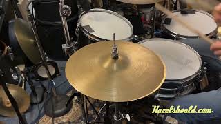 1970s ZILDJIAN 13quot NEW BEAT Hihats 882 1294 g [upl. by Yrrad]