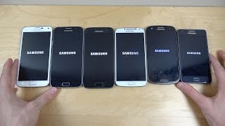 Samsung Galaxy S7 vs S6 vs S5 vs S4 vs S3 vs S2  Which Is Faster [upl. by Jaylene]