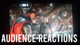 Avengers Endgame  Thor Kills Thanos Audience Reactions [upl. by Ednutabab877]