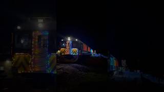 TRAINS AM22 RedHen Railcars amp Trailer Car all dressed up for Xmas leaving Victor Harbor 141224 [upl. by Erlewine]