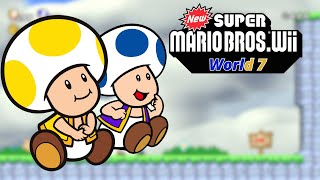 New Super Mario Bros Wii  World 7 Toad bros [upl. by August643]