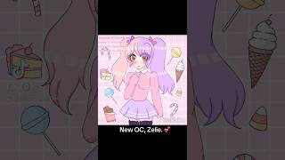 🩷New OC Zelie  Speedpaint💜 art drawing speedpaint [upl. by Risser]