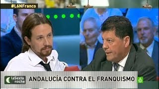 La Sexta Noche  Alfonso Rojo a Pablo Iglesias quotHas cobrado de todos los asesinos del mundoquot [upl. by Nonarb]