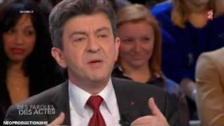 Marine Le pen  Mélenchon  Des paroles et des actes  SUITE PART2 23022012 [upl. by Douty540]