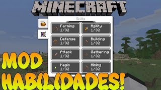 MOD PARA MEJORAR HABILIDADES EN MINECRAFT Minecraft 1122 MOD RESKILLABLE [upl. by Carlson460]