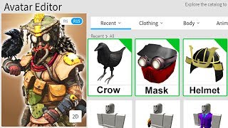 MAKING BLOODHOUND A ROBLOX ACCOUNT APEX LEGENDS [upl. by Theurer369]