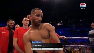 James DeGale vs Caleb Truax Fight [upl. by Eerahs]