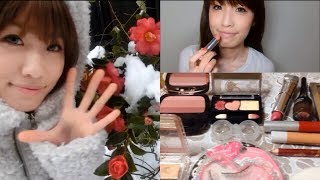 雪の日の赤メイク Red Eyeshadow Tutorial [upl. by Hasseman]