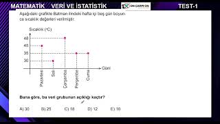 Veri ve İstatistik Test 1 Soru 11 [upl. by Ias]