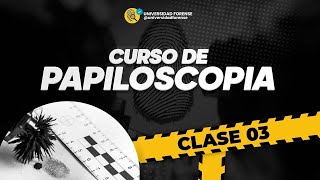 PAPILOSCOPIA FORENSE  CLASE 03 [upl. by Elyc]