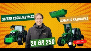 2 skirtingi John Deere 6R 250 traktoriai [upl. by Esch143]