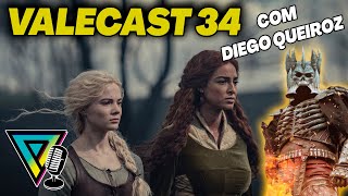 ValeCast 34  Vamos conversar sobre o novo trailer de The Witcher Com Diego Queiroz Cosplayer [upl. by Anirres]