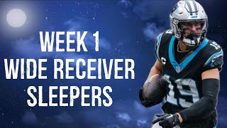 Wide Receiver Sleepers Week 1 Fantasy Football [upl. by Idihsar300]