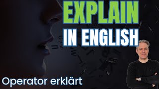 Explain in English Explanation schreiben  Erklären auf Englisch und Deutsch [upl. by Atelra]