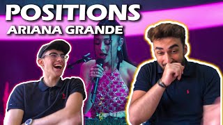 HILARIOUS REACTION  Ariana Grande  positions Official Live Performance  Vevo [upl. by Setarcos576]