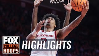 Dylan Harper drops 20 points in Rutgers win vs Monmouth  FOX Hoops Player Highlight [upl. by Llenyl]