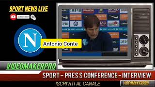 Antonio Conte infuriato con il VAR dopo InterNapoli 11 press conference [upl. by Jordon]