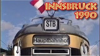 Strassenbahn Innsbruck amp Stubaitalbahn 1990 trams [upl. by Dante893]