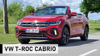 2022 VW TRoc Cabrio RLine Konkurrenzlos  Review Fahrbericht Test [upl. by Sillyrama]