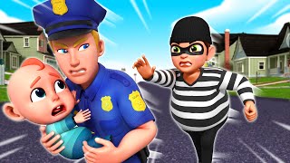 Police Taking Care of Baby  Policeman is Here to Help  Rosoo Nursery Rhymes amp Kids Songs [upl. by Emil776]