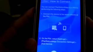 How To Connect You PlayStation App To Your Ps4 [upl. by Fabrienne774]