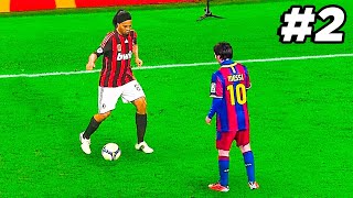 10 Ronaldinho Skills That SHOCKED the world mixed [upl. by Nelhsa]