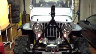 JEEP WILLYS CJ3A 1950 V8 [upl. by Kamaria410]