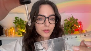 ASMR Allergy Test Appointment amp Skin Assessment ✨ Crinkly Notebook NoteTaking [upl. by Hanselka]