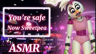 You’re Safe Now Sweetpea Glamrock Chica finds you injured after hours FNAF Comfort ASMR [upl. by Ainoz]