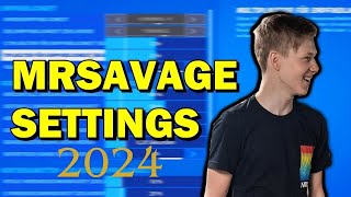 MrSavages NEW Settings 2024 FORTNITE SETTINGS [upl. by Eirelam]