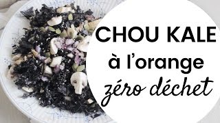 Comment cuisiner du Chou Kale salade parfaite pour lhiver 🥗 amp zéro déchet 🗑  Milena amp Co [upl. by Levesque]