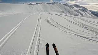 Serre chevalier freeride Itinairaire des Pisteurs [upl. by Enimzzaj]