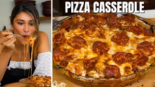 QUICK KETO PIZZA CASSEROLE [upl. by Aillimat669]