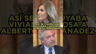 ARCHIVAZO ASÍ SE CHAMUYABA VIVIANA CANOSA A ALBERTO FERNÁNDEZ fyp parati argentina casta [upl. by Eilasor]