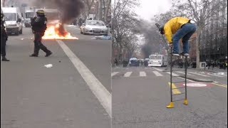 manifestation gilets jaunes acte 11 toulouse 26 ‎janvier [upl. by Ambur640]