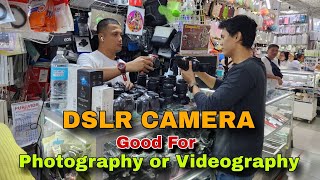 DSLR CAMERA GOOD FOR PHOTOGRAPHY or VIDEOGRAPHY  CANON  NIKON  Greenhills [upl. by Shurlocke]