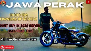 Jawa PERAK Ownership Review  Don’t buy in 2024 before watching this video  Bobber Bike Pros amp Cons [upl. by Anitsyrk368]